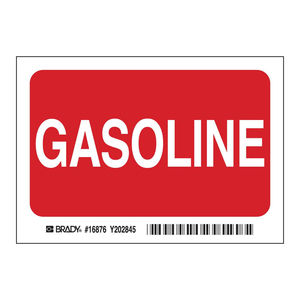 Etiqueta para Contenedores de Combustible, Resistente al Calor, Agua y Químicos, Adhesivo Metálico Duradero - Product Image 1