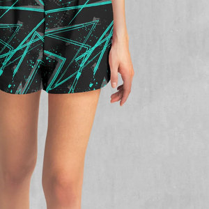 Shorts casuales sublimados de fábrica para mujer, shorts de malla sublimados de alta calidad para mujer en grandes cantidades - Product Image 4