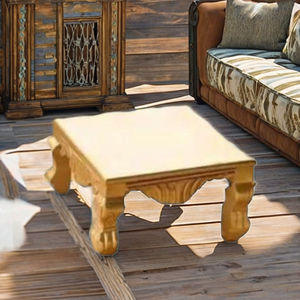 Wholesale Extendable Foldable Vintage Cedar Wooden Ottoman Stool Convertible Living Room Furniture Natural Side Table Outdoor - Product Image 4