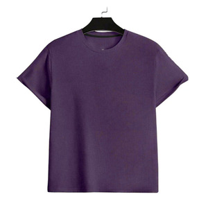 Men Ribbed T-Shirt Stylish Crew Neck Half Sleeves Summer Slim Fit breathable fabric Wholesale t-shirt High-Quality custom <b>logo</b> - Product Image 4