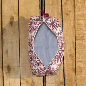 Premium Eco-Friendly Quilted <b>Case</b> Set of Three Cosmetic and for Bags with Tassel Handle for <b>Travel</b> Organizer - Product Image 4