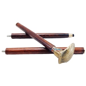 Objets de collection Antique bâton de marche canne concepteur poignée Style Vintage belle canne de marche en bois réglable - Product Image 3