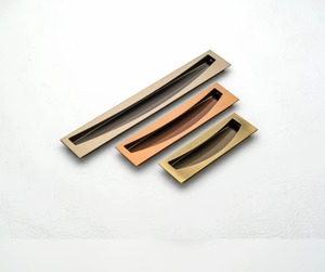 Modern Stainless Steel 202 Recessed Pull Handles Durable Eco-Friendly for Kitchen Bathroom <b>Cabinets</b> Dresser B2B Factory Direct - Product Image 3