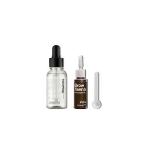 KIT DE HENNA POUR SOUVENDEURS - Gel et crème pour sourcils vegan longue tenue, résistant à l'eau, à base d'ingrédients végétaux, kit de teinture douce pour sourcils - Product Image 5