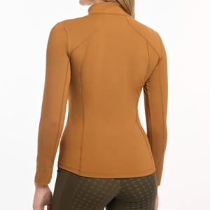 High Quality 4way Stretch Horse Riding Equestrian Shirt Top <b>Base</b> <b>Layer</b> Competition Show Shirt Polo Soft Feel Technical Fabric - Product Image 6