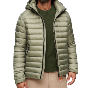 Nouvelle Veste d'Hiver Homme 2026 en Toile Matelassée avec Col Montant, Logo Personnalisé sur le Devant, en Polyester, Fabrication Pakistan - Product Image 4