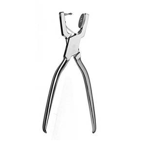 Dental Rubber Dam Punch Steel Pliers Instrument CE Certified Class I Silver Finish Reusable for Teeth Care by <b>Blush</b> surgical - Product Image 2