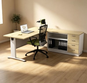 Escritorio de Computadora Moderno y Duradero de Madera, Mueble de Oficina Independiente con Ensamblaje DIY para Uso Comercial - Product Image 2