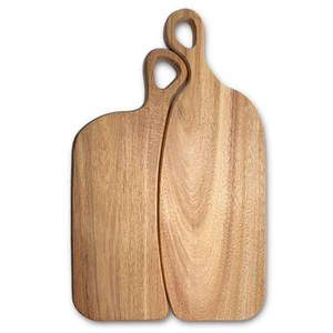 Planche à découper en bois d'acacia personnalisable, style créatif et original pour la décoration de cuisine - Product Image 5