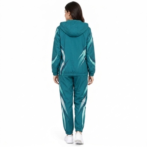 Breathable Material Ideal For Running Walking <b>Women</b> <b>Windbreaker</b> Tracksuit Casual Sports Jacket And Pants Set Lightweight - Product Image 5