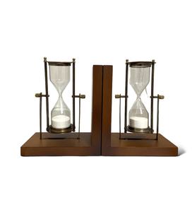 Serre-livres minuteur de sable Homejoy2000 BE6 avec base en bois - Design unique et élégant - Product Image 3