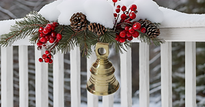 ระฆังเรือทองเหลืองแขวนระฆัง pooja วัดอินเดีย - Product Image 5