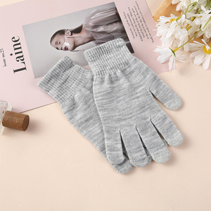 New Arrival Women Adults Winter Wool Knitted Full Finger <b>Gloves</b> Outdoor Cycling Cold Proof Winter Knitted <b>Gloves</b> - Product Image 4