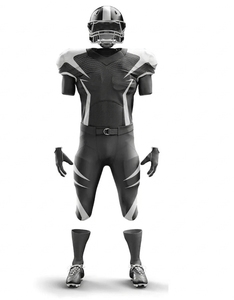 Uniforme de Fútbol Americano para Hombre, 100% Poliéster, Jersey y Pantalones con Estampado por Transferencia Térmica, Estilo Ajustado, Absorbe la Humedad, Diseño Completo en la Parte Delantera - Product Image 6