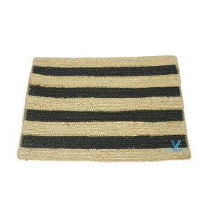 Vietrustic Popular Design Farmhouse <b>Rug</b> Natural Seagrass Water Hyacinth Handmade Woven <b>Rustic</b> Vintage Bohemian Striped Washable - Product Image 3