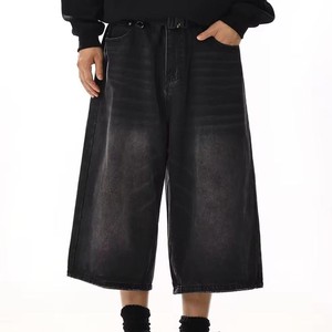 Nouvelles Culottes en Jean Vintage à Jambe Droite Mi-Haute, Respirantes, en Coton Délavé, Décontractées pour l'Été, Shorts en Jean Personnalisés pour la Vente en Gros - Product Image 3