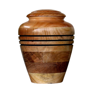 โกศใส่ศพทำด้วยมือสำหรับผู้ใหญ่ขนาดใหญ่ทำจากแก้วโมเสคอลูมิเนียมเคลือบสำหรับผู้ใหญ่ - Product Image 2