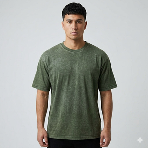 Camiseta Blanca para Hombre Talla Grande |   Camiseta de algodón de alta calidad con ajuste holgado y oversize, detectada por aguja. |   Crecimiento de la demanda del 1050% - Product Image 4