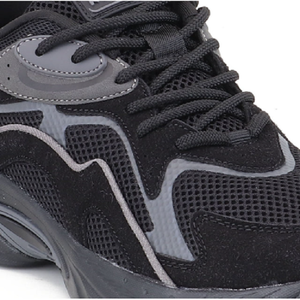 Chaussures de jogging Shadow Black pour hommes, basses, à lacets, chaussures de sport respirantes, semelle flexible - Product Image 5