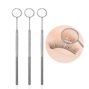กระจกตรวจฟัน 15 ซม. ด้ามจับแบบ Ergonomic สีเงิน ลายกันลื่น ใช้งานด้วยมือ สองด้าน ป้องกันฝ้า ใช้ซ้ำได้ เครื่องมือผ่าตัดระดับ Class I - Product Image 4