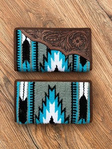 กระเป๋าคลัทช์หนังสะพายข้างสำหรับผู้หญิง, สินค้ามาใหม่ Western Aztec กระเป๋าคลัทช์หนังพับได้หลายแบบไม่เหมือนใคร - Product Image 5