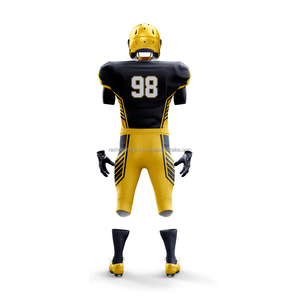 Uniforme de Football américain léger 2025 vêtements d'équipe personnalisés tissu de maille respirant matériel à séchage rapide en gros 2025 à 2026 - Product Image 3