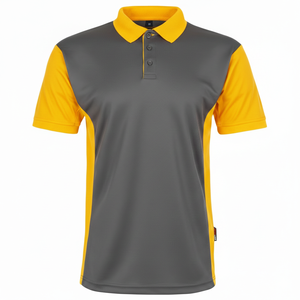 Camiseta de Polo de Golf Personalizada para Hombre, 100% Poliéster, Manga Corta, Transpirable, Informal, Tejida, OEM, Venta al por Mayor - Product Image 4