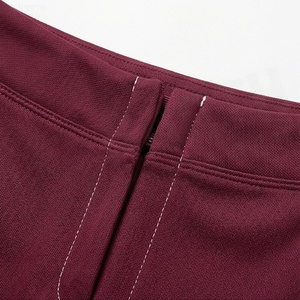 Jupe mini asymétrique pour femme, couleur unie, taille élastique, style sportif, respirante, en spandex et polyester, avec fente - Product Image 4