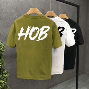 Camiseta de Lujo para Hombre, Ropa Urbana de Alta Calidad, Impresión DTG, Camisetas Gráficas Streetwear, Camiseta Vintage Blanca Extra Grande para Hombre - Product Image 2