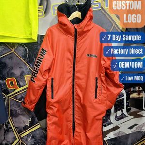 Long <b>Length</b> Sherpa Lined <b>Waterproof</b> Sports <b>Coat</b> <b>Full</b> Zip Hooded Custom OEM ODM Wholesale - Product Image 1