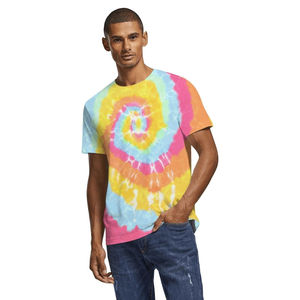 Camisetas Tie Dye para Hombre, Diseño Exclusivo, 100% Algodón Tejido, Color Sólido, Transpirables, Manga Corta, en Venta - Product Image 6