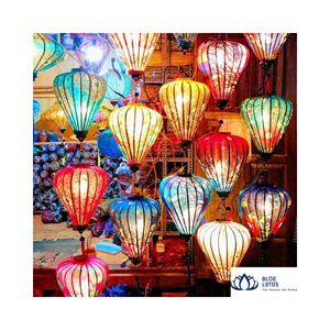 โคมไฟไหมฮอยอันคุณภาพสูง |   โคมไฟไหมแขวนตกแต่งสำหรับงานปาร์ตี้ในสวนและงานเทศกาล - Product Image 1