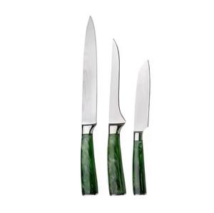 Traditional Style 7-Piece Stainless Steel Chef <b>Knives</b> with Customized Handle <b>Sharp</b> Serrated Edge for Multi-Purpose Eco-Friendly - Product Image 4