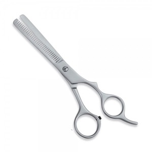 กรรไกรซอยผมมืออาชีพ สแตนเลส 440C 28 ฟัน ปลายทู่ สำหรับคนถนัดขวา ด้ามยาว - Product Image 1