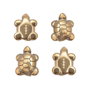 Nouveau produit dernier 2024 tortues hématite dorées de qualité supérieure pour la décoration de la maison cadeau méditation pendentifs de guérison en vrac - Product Image 2