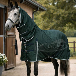 Manta de Lana Premium para Caballo, Suave, Anti-Sudor, para Equitación, Cálida, para Establos, Protección Equina - Product Image 5