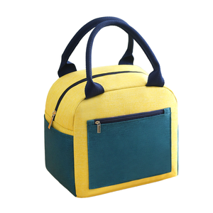 Multipurpose Insulated Food Bag with Outer <b>Storage</b> Pocket and Reinforced Handles Lightweight Portable Carrier - Product Image 1