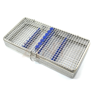 Bandeja de malla reutilizable para esterilización manual de 7 instrumentos, de acero inoxidable para autoclave, para instrumentos dentales - Product Image 5