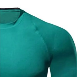 Chemises de compression pour hommes personnalisées avec votre propre logo, séchage rapide, manches longues - Product Image 5