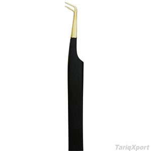 Pinzas Profesionales para Extensión de Pestañas de Acero Inoxidable, Pinzas para Volumen de Pestañas Antiestáticas de Precisión para Uso en Salones de Belleza y Maquillaje - Product Image 6