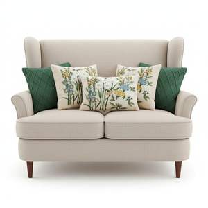 SOGA 5PC Botanical <b>Garden</b> and Meadow Pillowcase Set Forest Green Diamond Pattern <b>Cushion</b> <b>Covers</b> - Product Image 1