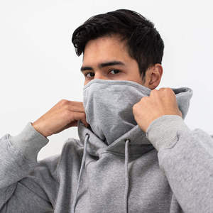 Sudadera con Capucha Doble Estilo Ninja OEM, Sudadera Extra Grande para Hombre - Product Image 6