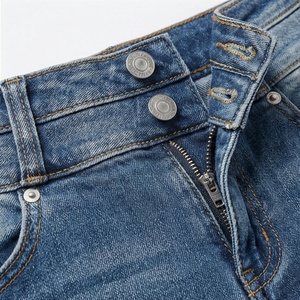 Breathable High Quality Denim Shorts Womens Cotton Button Closure Stylish Female <b>Booty</b> Casual Streetwear Fashion Apparel - Product Image 4
