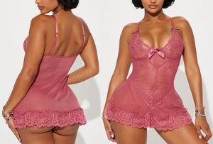 Nuevo conjunto de corsé sexy para mujer, ropa de dormir, estilo inglés, foto erótica de chica sexy, hecho en Bangladesh. - Product Image 6