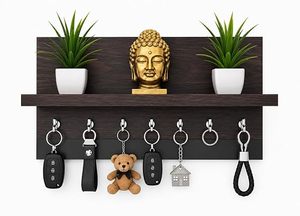 Bandejas de Almacenamiento de Bambú Hechas a Mano, Ecológicas, Decorativas para Bodas, Flotantes, de Pared, para Baño, Diseño Costero - Product Image 6