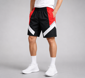 Pantalones Cortos Cortavientos Impermeables y Transpirables de Nailon/Spandex Ecológicos para Hombre, con Logotipo Frontal Personalizado, Verano 2026 - Product Image 1