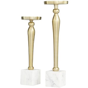 Metal Candle Holder Set with Fine Cutwork Elegant Centerpiece for Living Room & Bedroom - Product Image 5