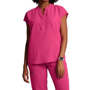 Women Nurse <b>Scrubs</b> Uniform <b>Set</b> Custom Medical Uniform Breathable Stretch Hospital <b>Scrub</b> Suit Wholesale Nurse <b>Scrubs</b> <b>Set</b> - Product Image 1