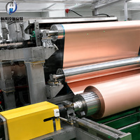 Machine d'électroformage de feuilles de cuivre personnalisable à haute vitesse avec contrôle PLC pour le stockage d'énergie, équipement de traitement métallurgique des métaux