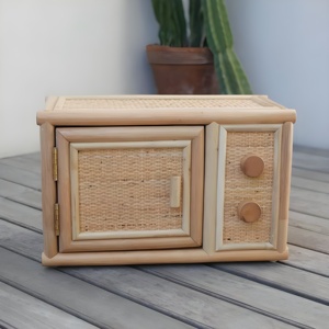 Ecológico niños juguetes hornos de ratán lindos juguetes de cocina conjunto modelo de horno de mimbre para el juego de cocina del bebé - Product Image 4